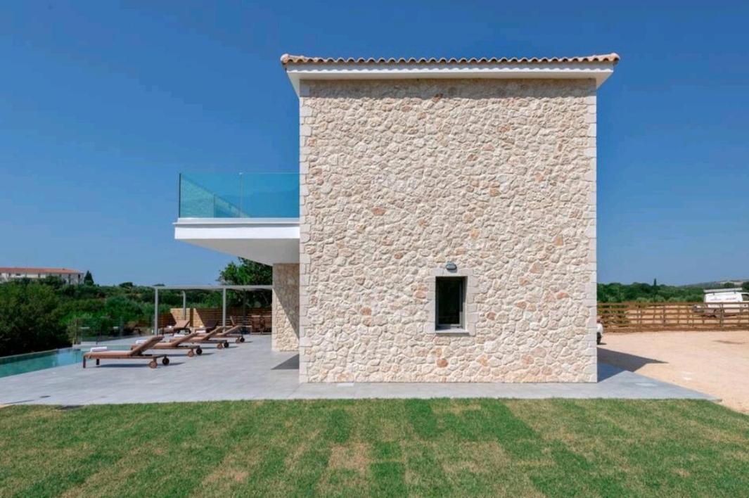 Kefalonia Stone Villas - Villa Petros Kefalonica Трапезаки Экстерьер фото