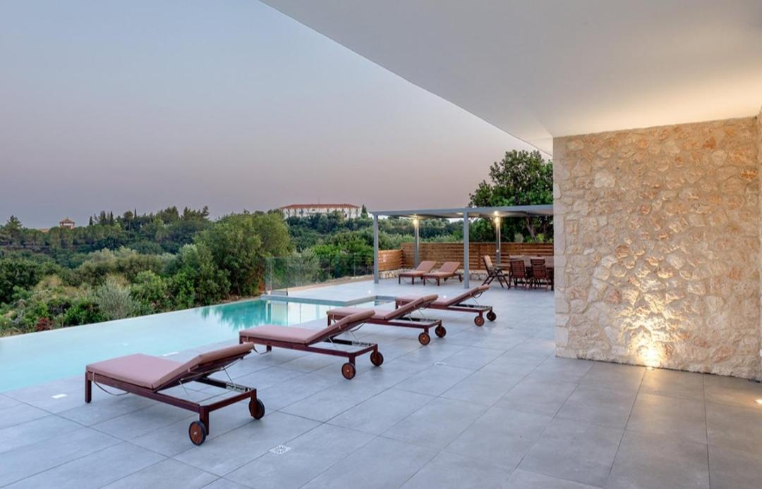 Kefalonia Stone Villas - Villa Petros Kefalonica Трапезаки Экстерьер фото