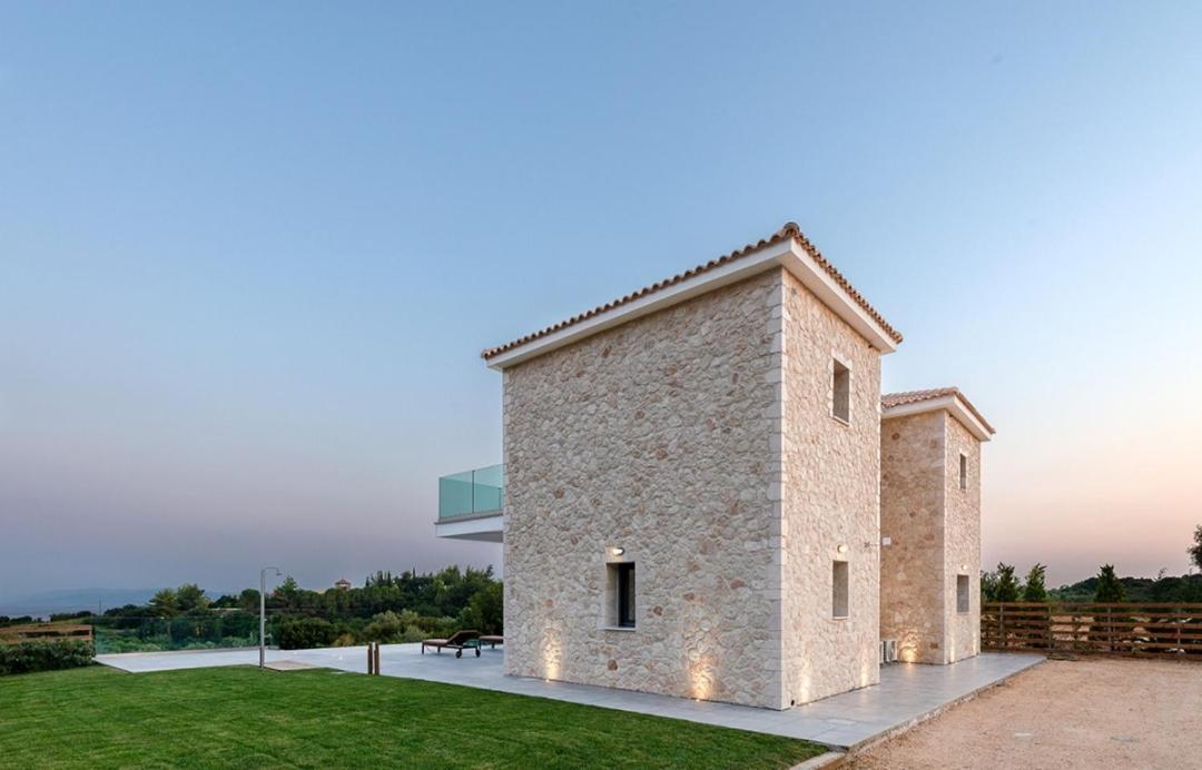 Kefalonia Stone Villas - Villa Petros Kefalonica Трапезаки Экстерьер фото