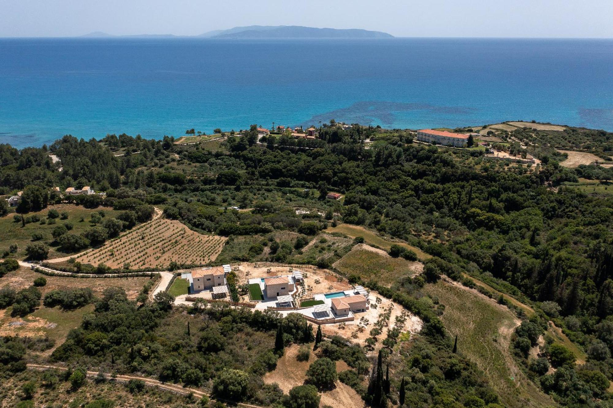 Kefalonia Stone Villas - Villa Petros Kefalonica Трапезаки Экстерьер фото