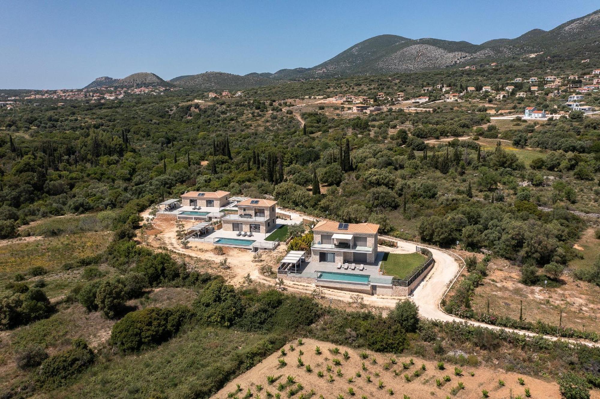 Kefalonia Stone Villas - Villa Petros Kefalonica Трапезаки Экстерьер фото