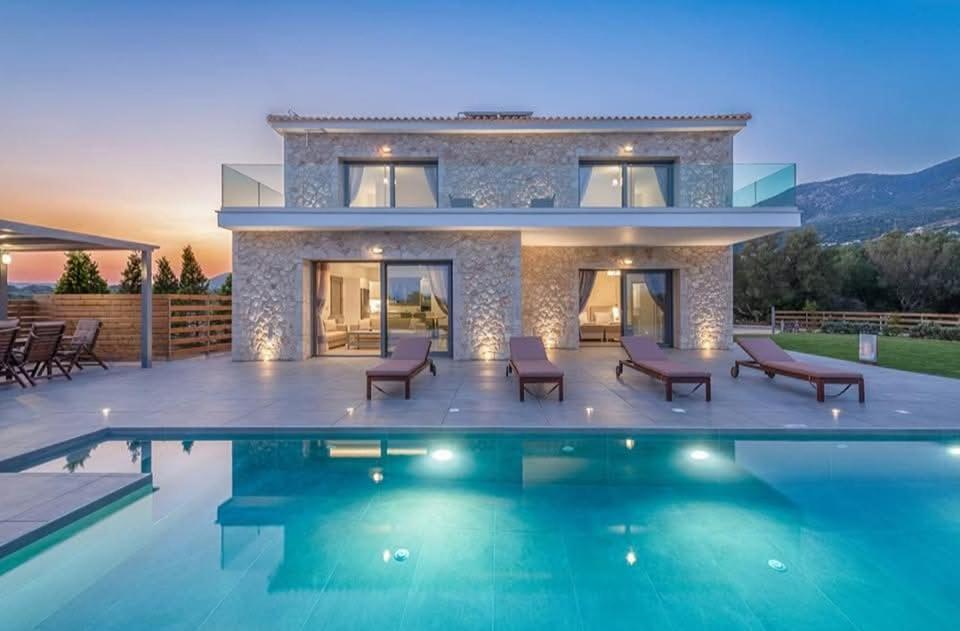 Kefalonia Stone Villas - Villa Petros Kefalonica Трапезаки Экстерьер фото