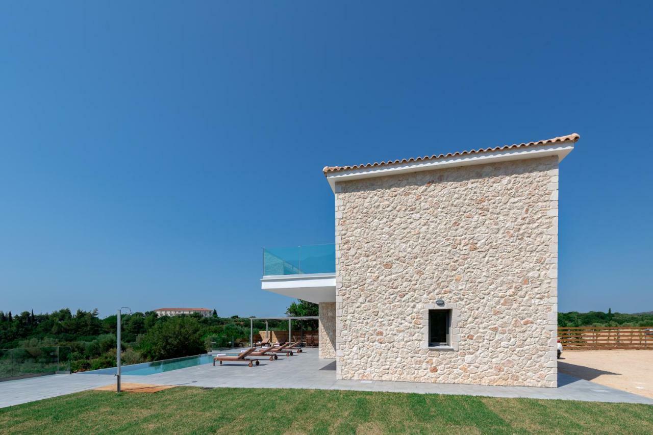 Kefalonia Stone Villas - Villa Petros Kefalonica Трапезаки Экстерьер фото