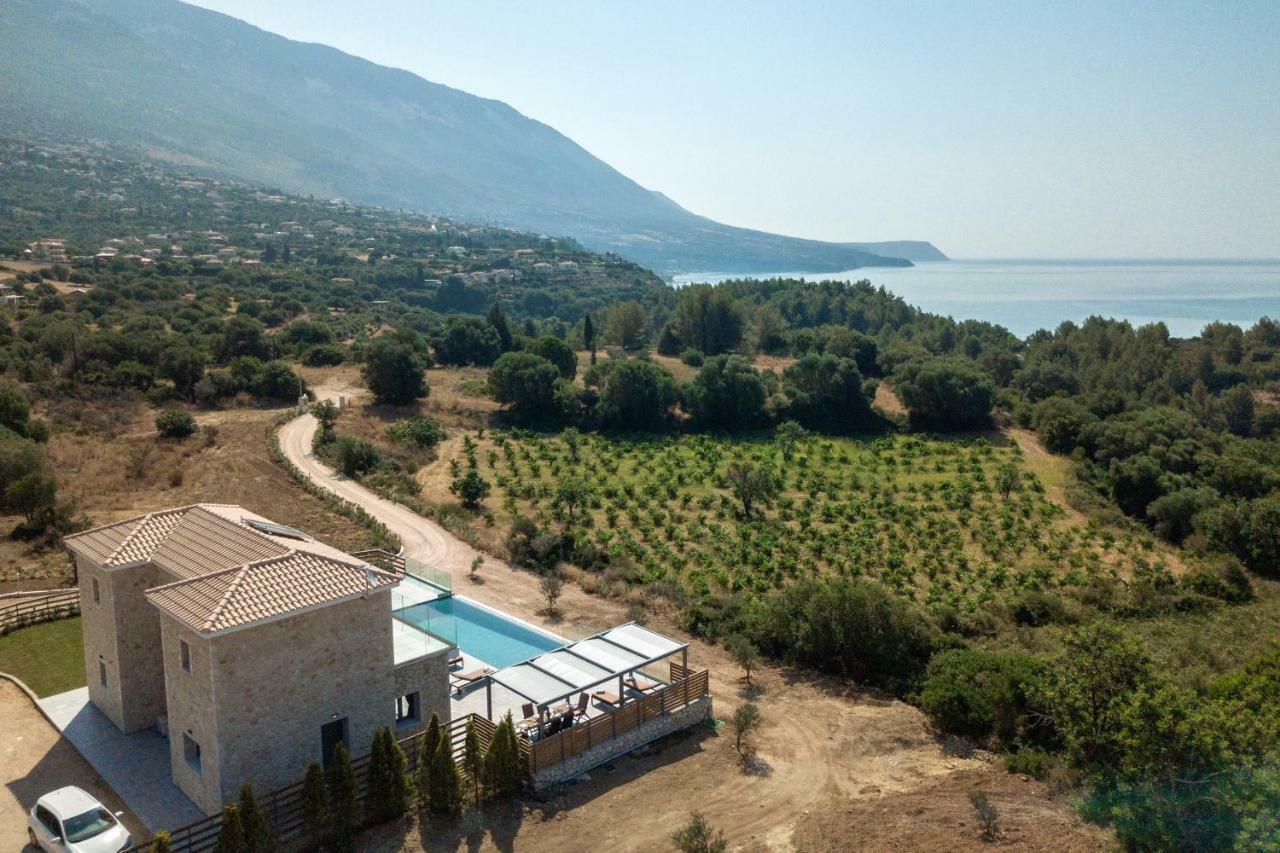 Kefalonia Stone Villas - Villa Petros Kefalonica Трапезаки Экстерьер фото
