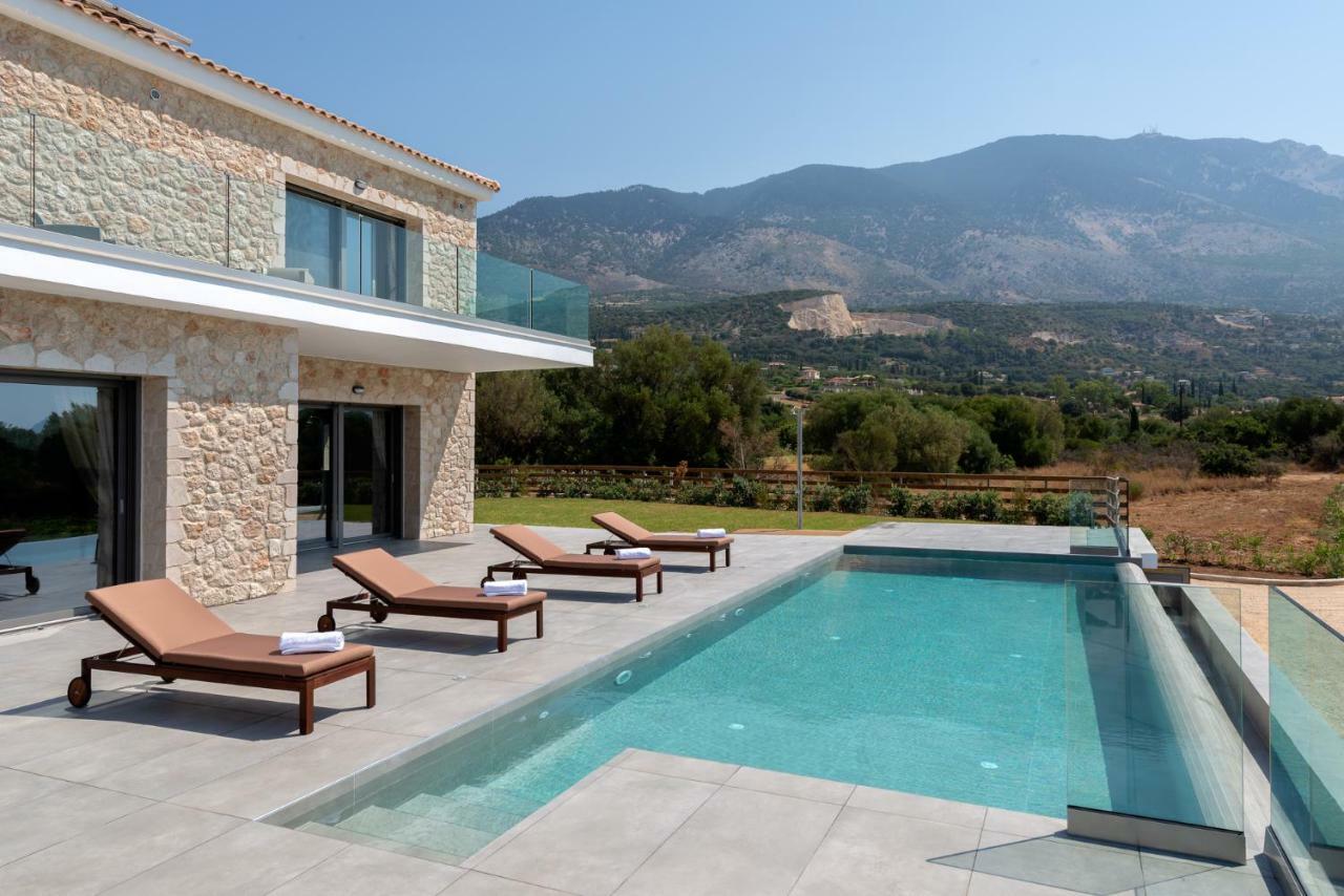 Kefalonia Stone Villas - Villa Petros Kefalonica Трапезаки Экстерьер фото