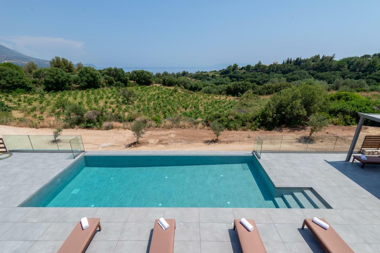Kefalonia Stone Villas - Villa Petros Kefalonica Трапезаки Экстерьер фото