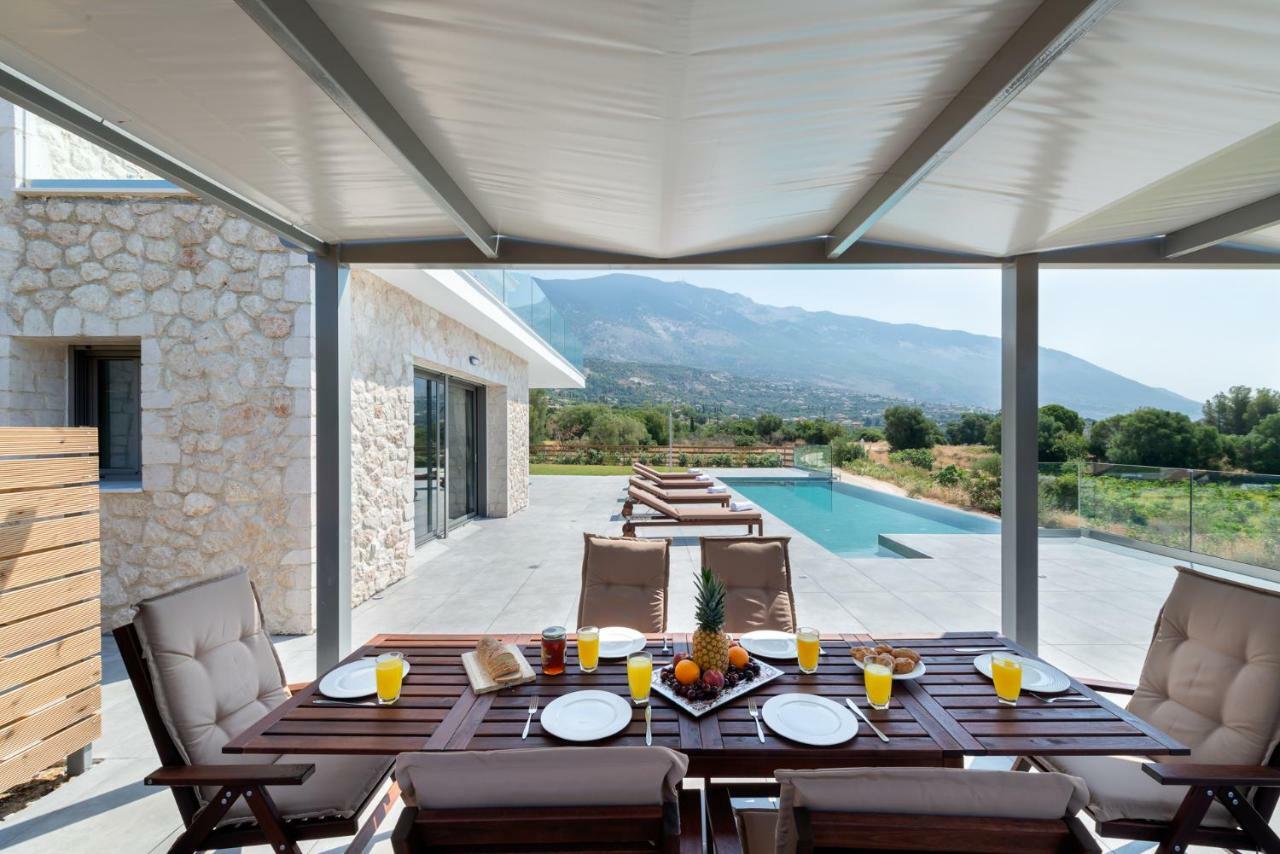 Kefalonia Stone Villas - Villa Petros Kefalonica Трапезаки Экстерьер фото