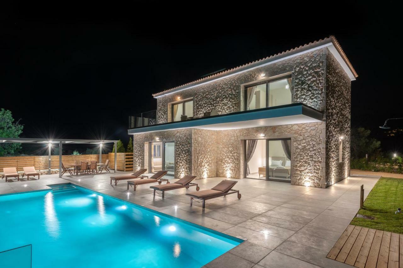 Kefalonia Stone Villas - Villa Petros Kefalonica Трапезаки Экстерьер фото